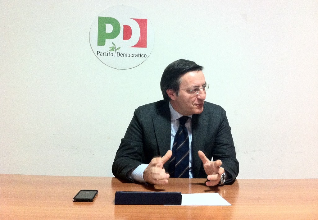 L'Onorevole Giuseppe Lauricella, parlamentare Pd.