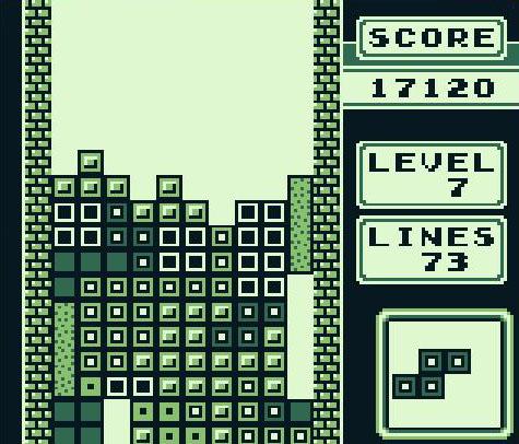 Tetris per Gameboy