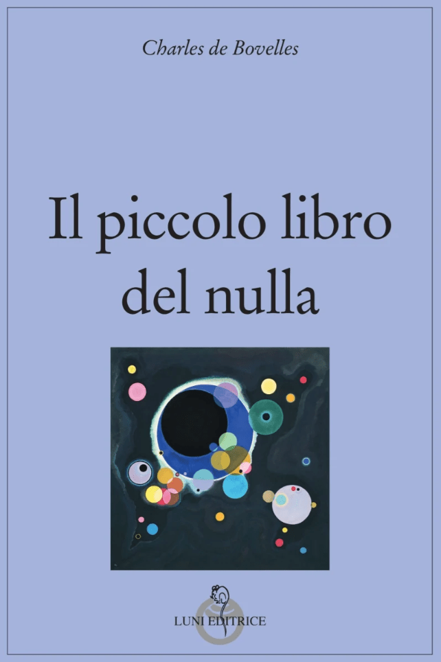 Il piccolo libro del nulla, Charles de Bovelles - copertina